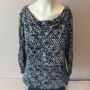 Ann Taylor Draped Neck Top